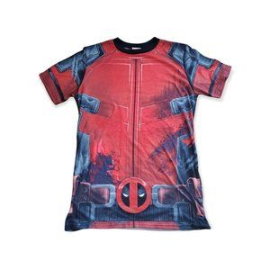 Deadpool T-shirt Men's Deadpool Marvel Avengers Mad Engine Short Sleeve Shirt S